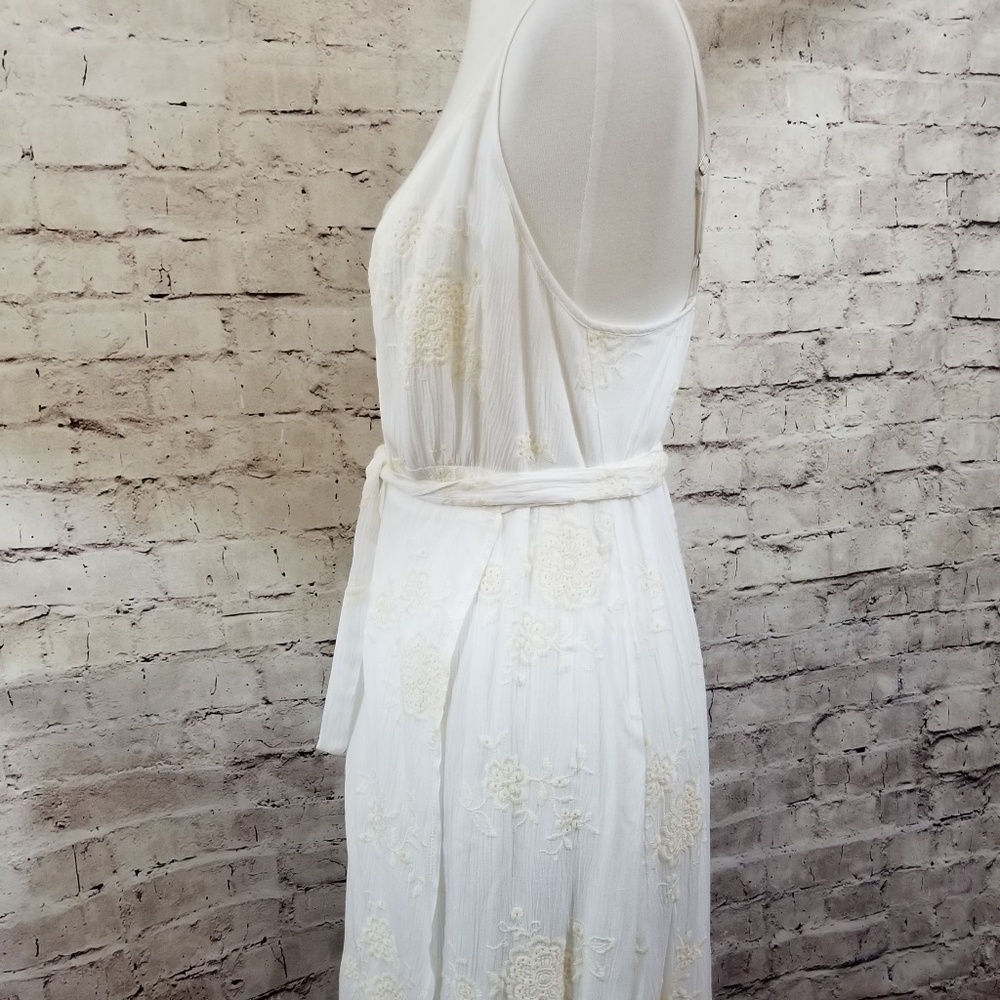 Chelsea & Violet Cream Wrap Sundress Dress - Picture 6 of 8